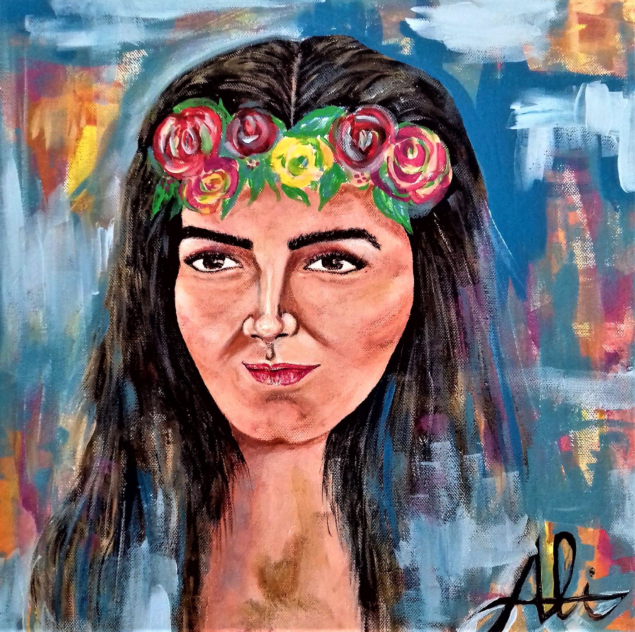 portrait of my sister by Ali Mahmoud
